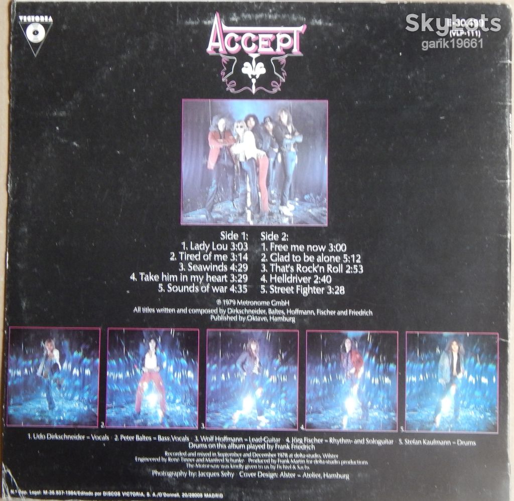 Accept – Accept  (Victoria – E-30.499, Spain) EX/EX+ - фото фото фото 1