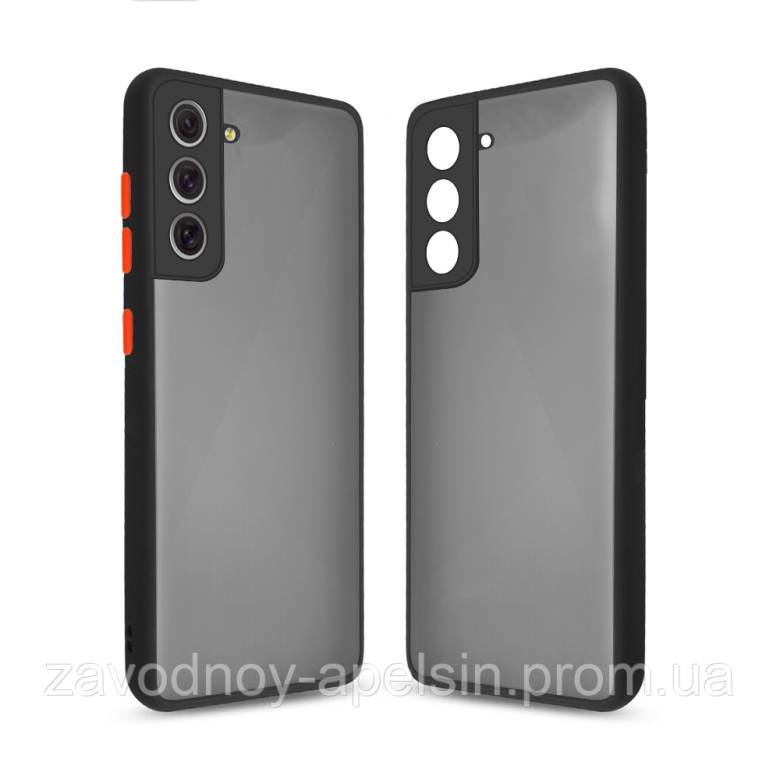 Samsung S21 FE G990 Защитный чехол Frame Mattе (PC+TPU) - фото фото фото 0