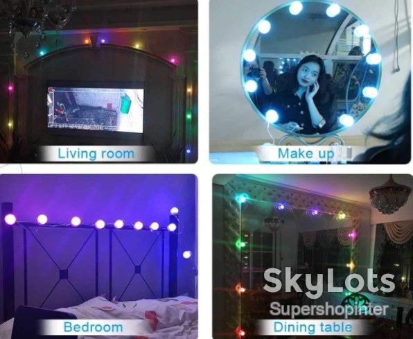Подсветка для зеркала с регулировкой яркости для макияжа NO378 RGB - фото фото фото 4