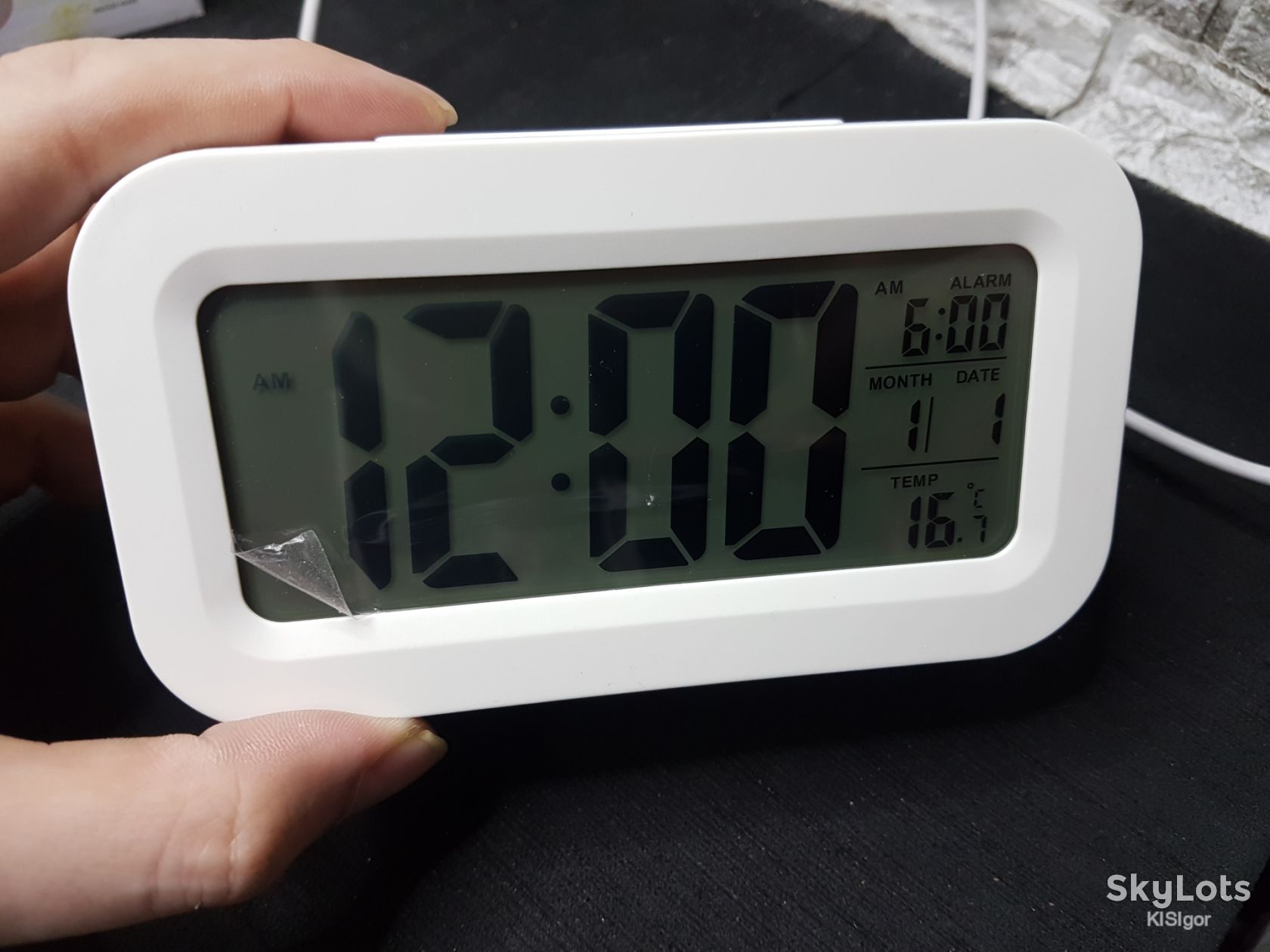 Цифровий настільний годинник-будильник Time Alarm Clock *81193 - фото фото фото 8