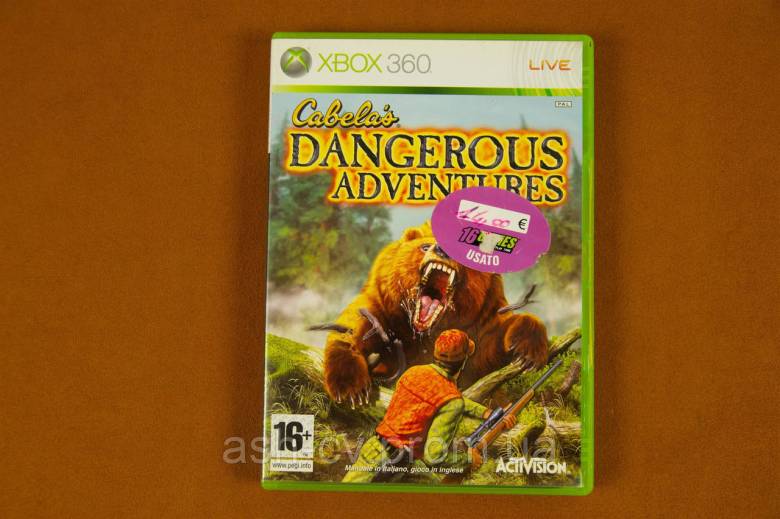 Диск XBOX 360 - Cabelas Dangerous Adventures - фото фото фото 0