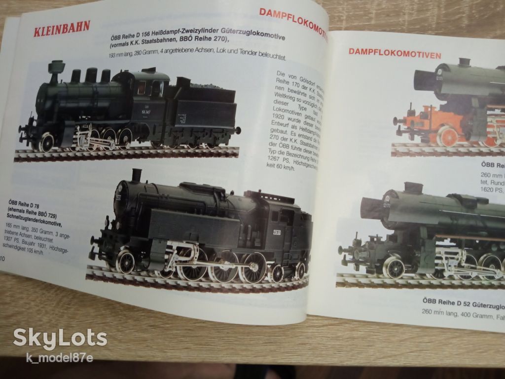 Каталог моделей железной дороги KLEINBAHN 1:87 (H0) - фото фото фото 1