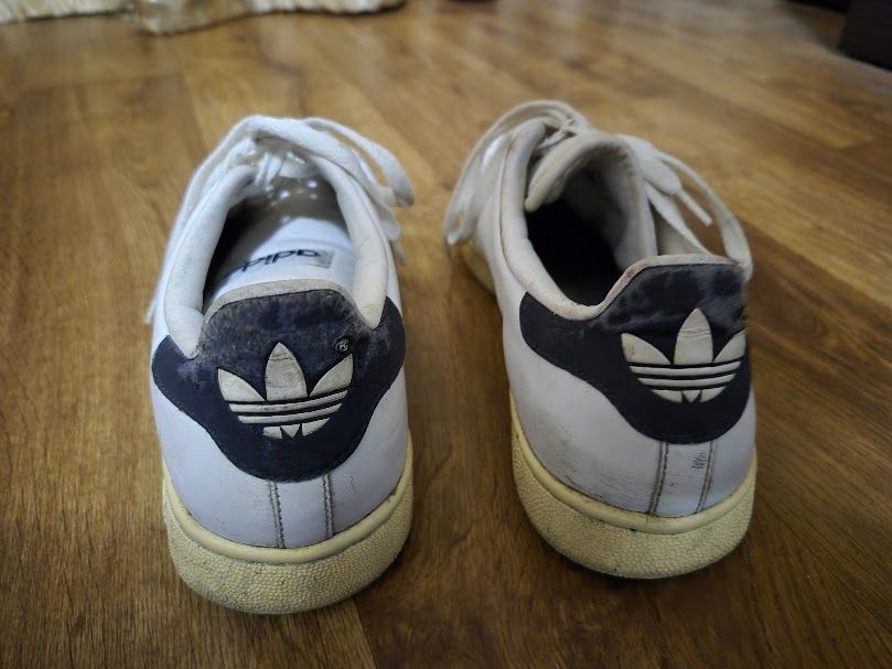 Мужские кожаные кеды 43 размера Adidas - фото фото фото 5
