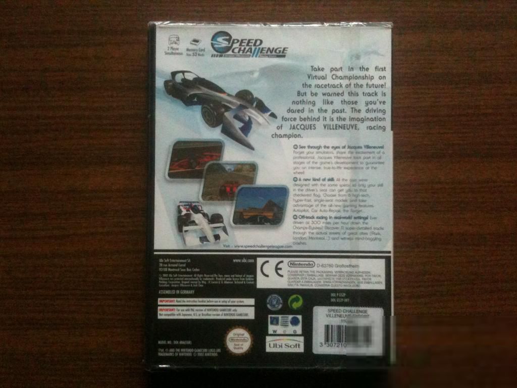 Игра на Nintendo Gamecube "Speed Challenge: Jacques Villeneuve's Racing Vision"    (PAL) - фото фото фото 1