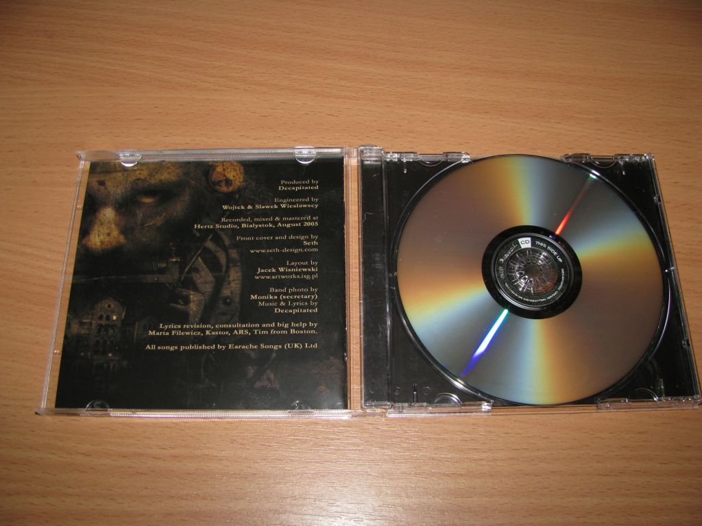 DECAPITATED - Organic Hallucinosis     (2006 Earache  HYBRID DUAL) - фото фото фото 1