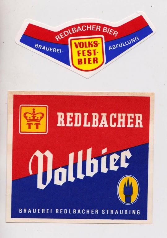 ПИВНАЯ ЭТИКЕТКА  ПИВО  REDLBACHER Dollbier   ГЕРМАНИЯ  - фото фото фото 0