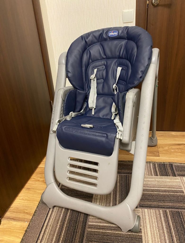 Стільчик для годування Chicco Polly Magic Relax Синій - фото фото фото 4