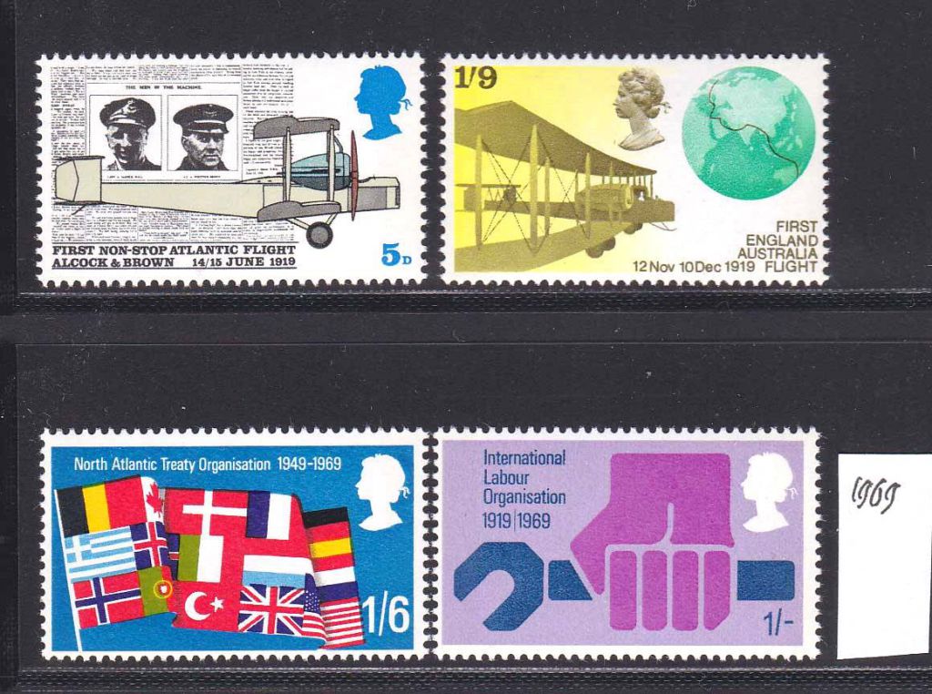 ZM Великобритания 1969 г MNH - - фото фото фото 0
