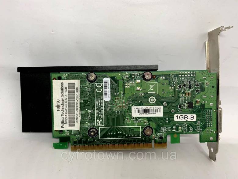 Відеокарта NVIDIA 605 1GB DDR3 64bit PCIe DVI DP - фото фото фото 1