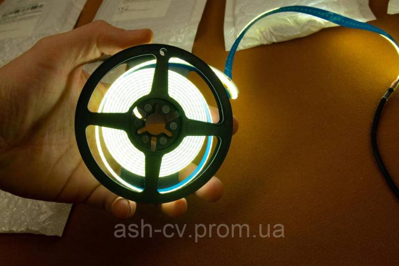 Світлодіодна, стрічка, USB, LED, 2 метри, COB, 320LEDs, 6000K, Cold White - фото фото фото 7