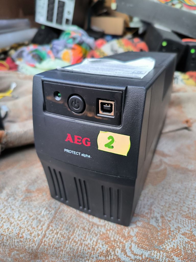 Бесперебойник ИБП UPS AEG PROTECT alpha 600  (IEC) CE №2 - фото фото фото 0