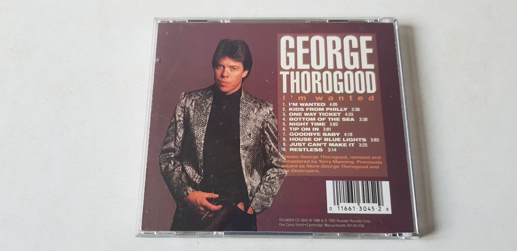 George Thorogood I'm Wanted CD фірмовий - фото фото фото 1