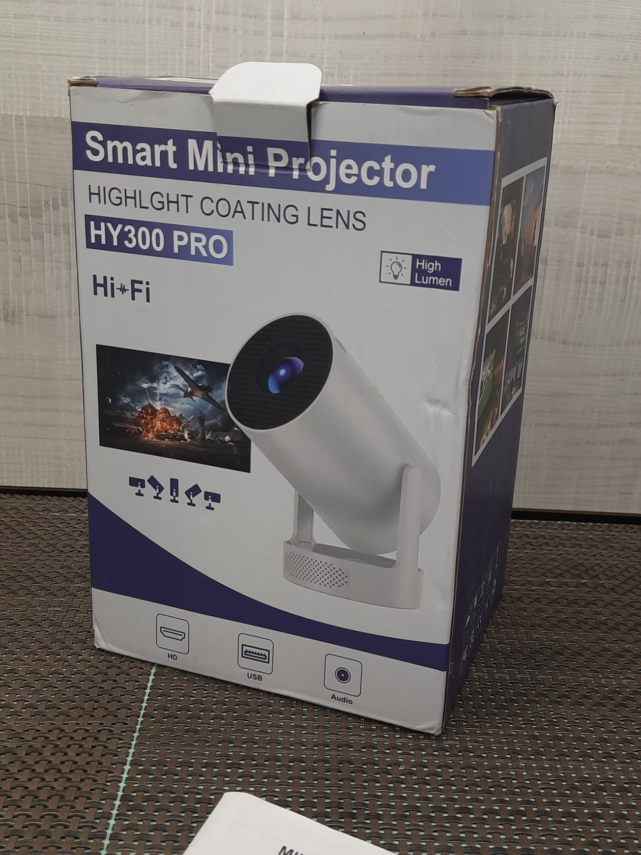 03 міні Smart проектор на Android 13 2/16 ГБ HY300 PRO hi-fi - фото фото фото 0