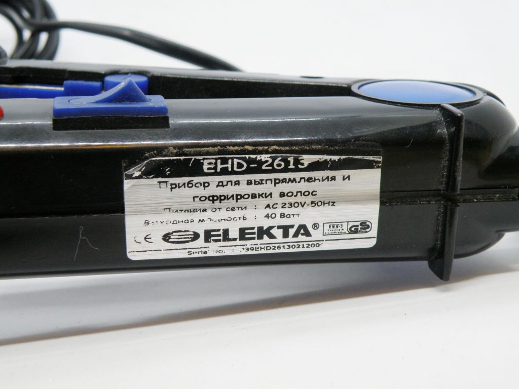 Праска та гофрувач волосся Elekta EHD 2613 - фото фото фото 5