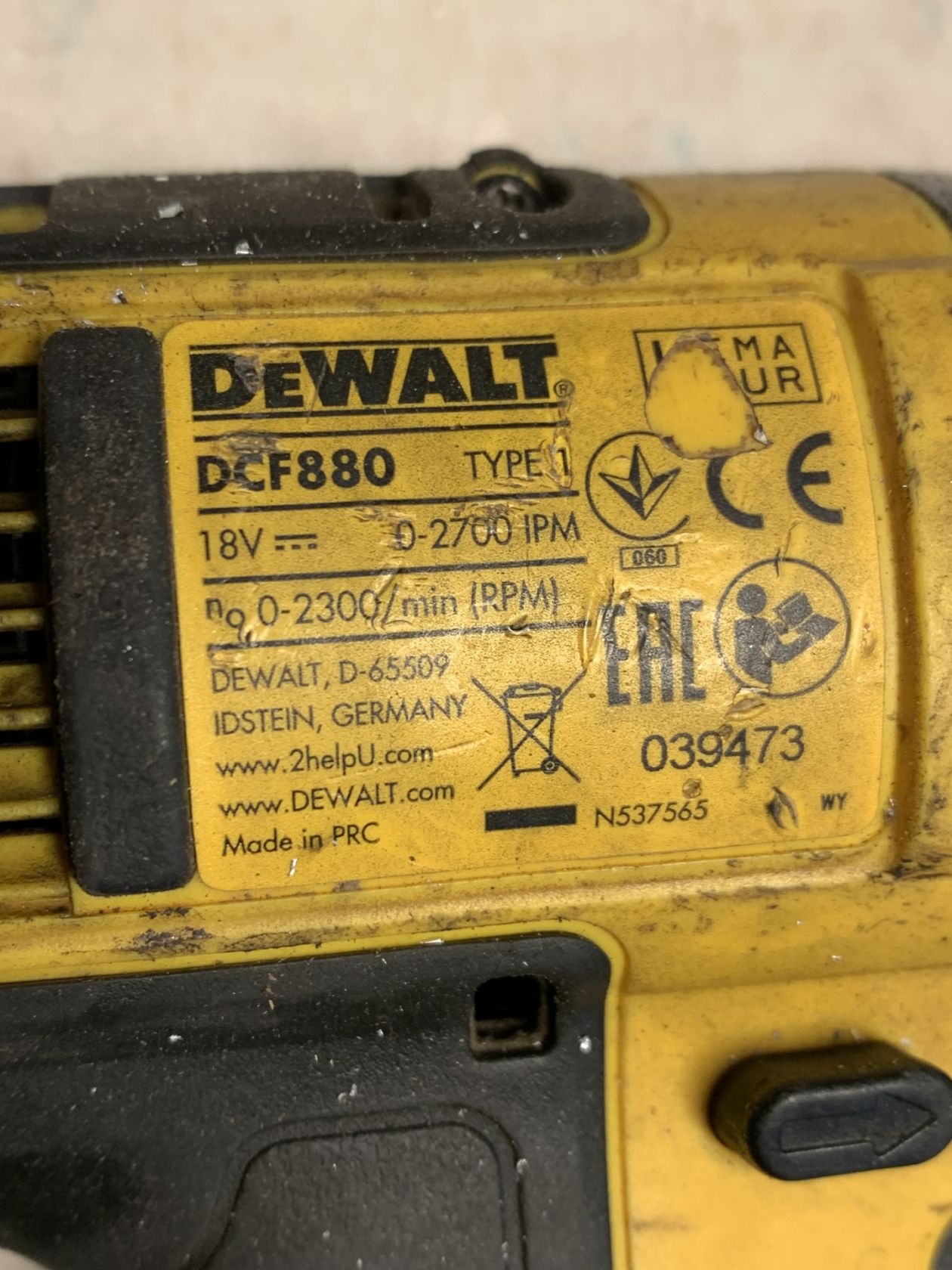 Акумуляторний ударний гайковерт DeWalt DCF880 - фото фото фото 9