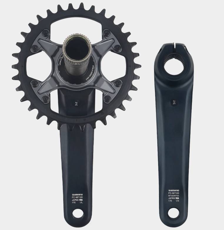 Шатуни Shimano FC-M7120 SLX, Hollowtech II 170 мм, 34Т (507120) - фото фото фото 3