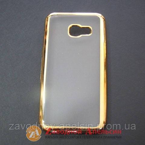 Samsung A3 2017 A320 чохол Electroplating gold - фото фото фото 0