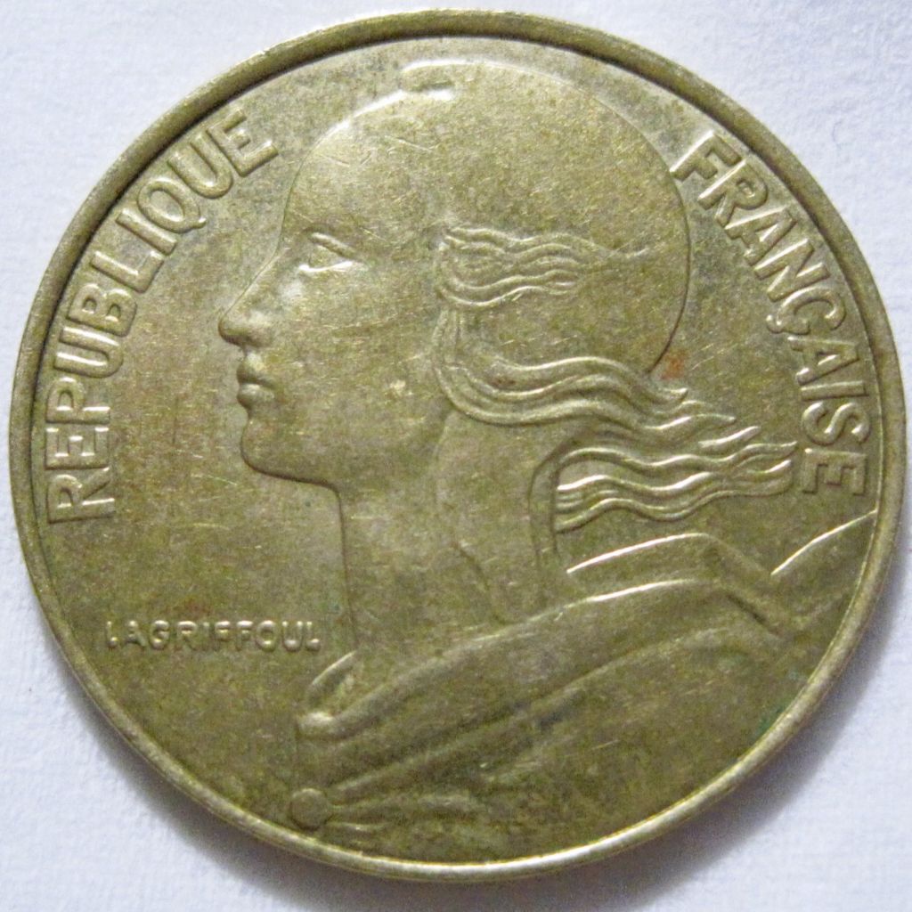 Франція 20 сантимів 1994 року Бджола #6П1426 - фото фото фото 1