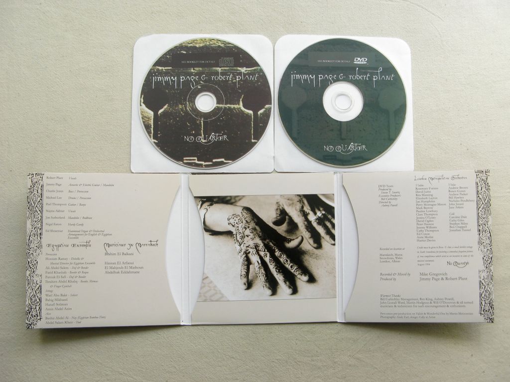 CDLP Led Zeppelin Family. Jimmy Page &amp; Robert Plant. No Quarter. CD+DVD. 1994/2005. - фото фото фото 4