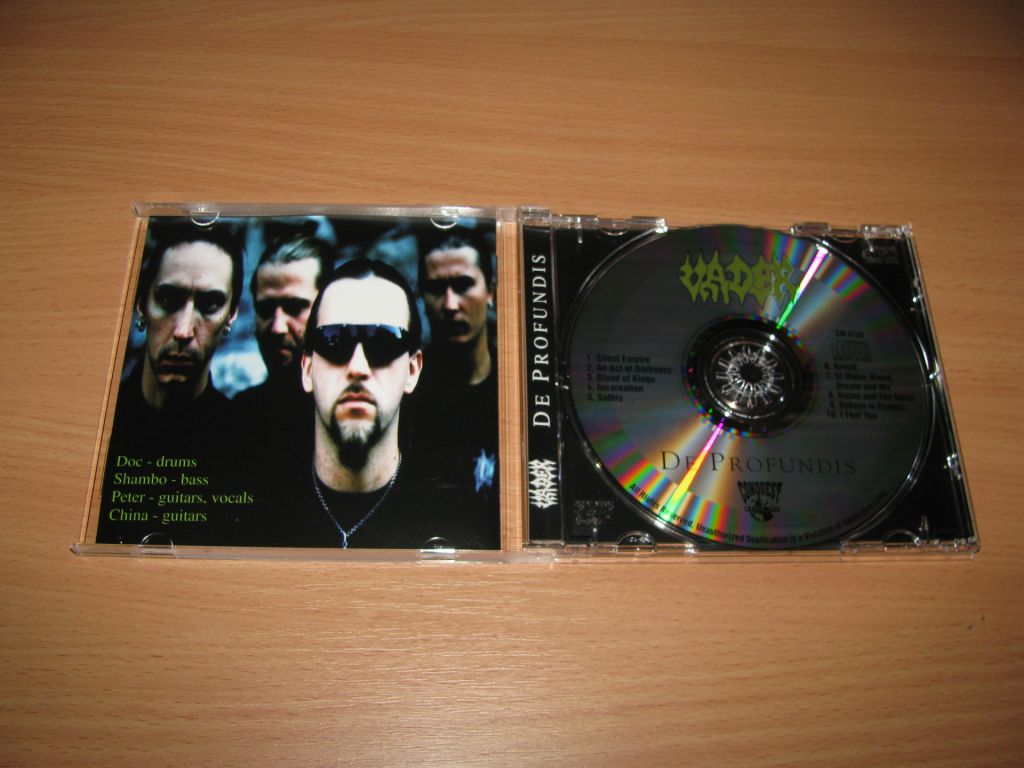 VADER - De Profundis    (1996 Conquest Music USA) - фото фото фото 1