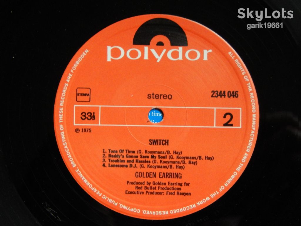 Golden Earring ‎– Switch  (Polydor – 2344 046, Holland) insert EX+/EX+ - фото фото фото 4