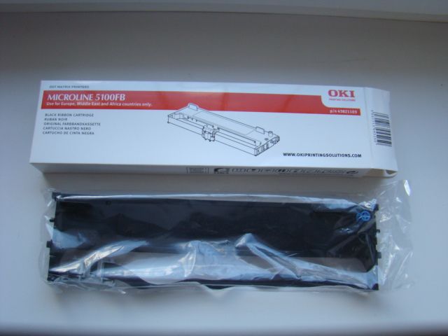 Картридж для матричного принтера OKI Microline 5100FB черный. - фото фото фото 1