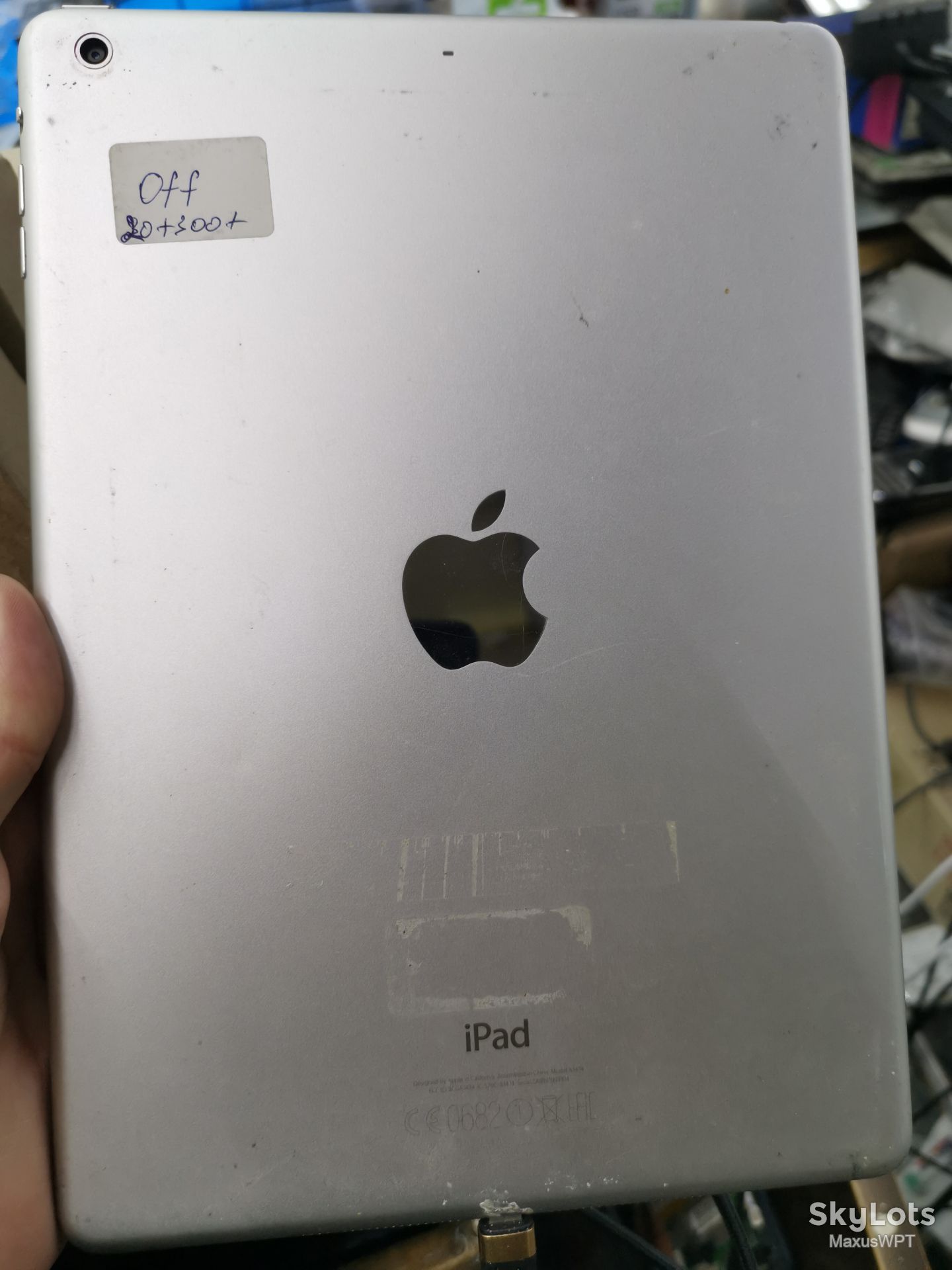 #1186 Sklad Ipad apple Air  a1474 silver crack - фото фото фото 2