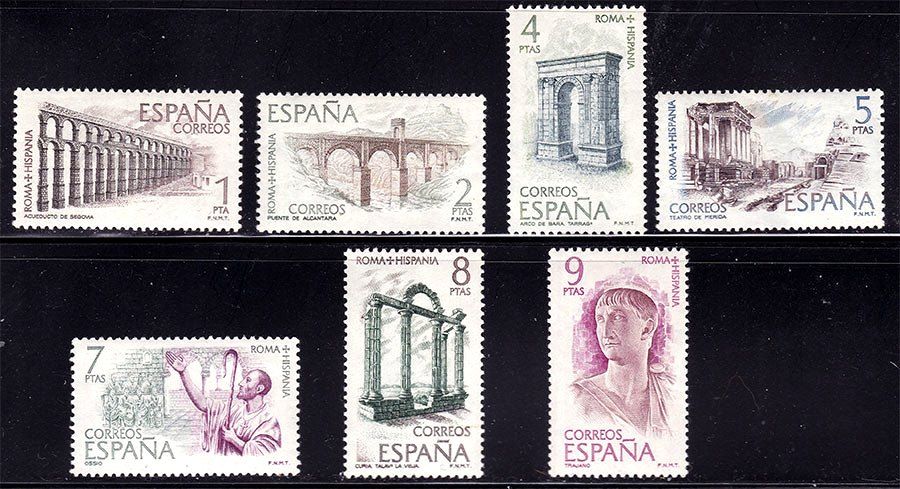 EU  Испания 1974 г  MNH  - архитектура - фото фото фото 0