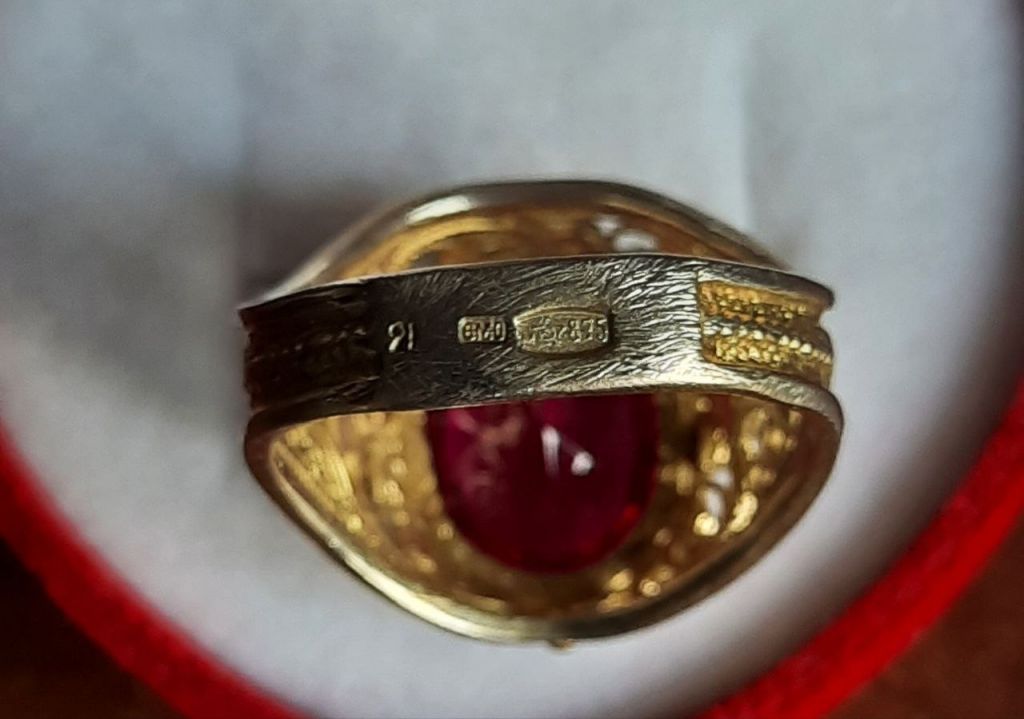 Кольцо СССР серебро звезда kv456 - фото фото фото 4