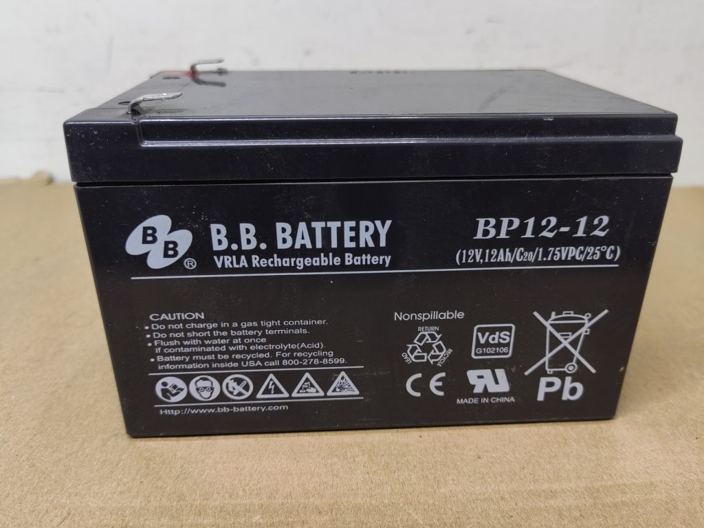 BP12-12 BB Battery акумулятор для ІБП 12А·год 12В б/в   (8006-20) - фото фото фото 0