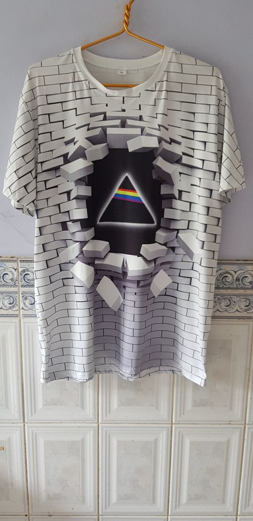 Футболка "Pink Floyd"  (95% polyester/5% spandex, XL) - фото фото фото 0