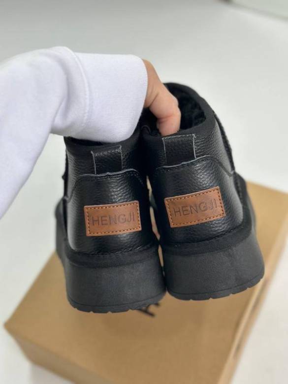 Угги кожаные на платформе, угги платформа 36-38,40р код 3124 - фото фото фото 1
