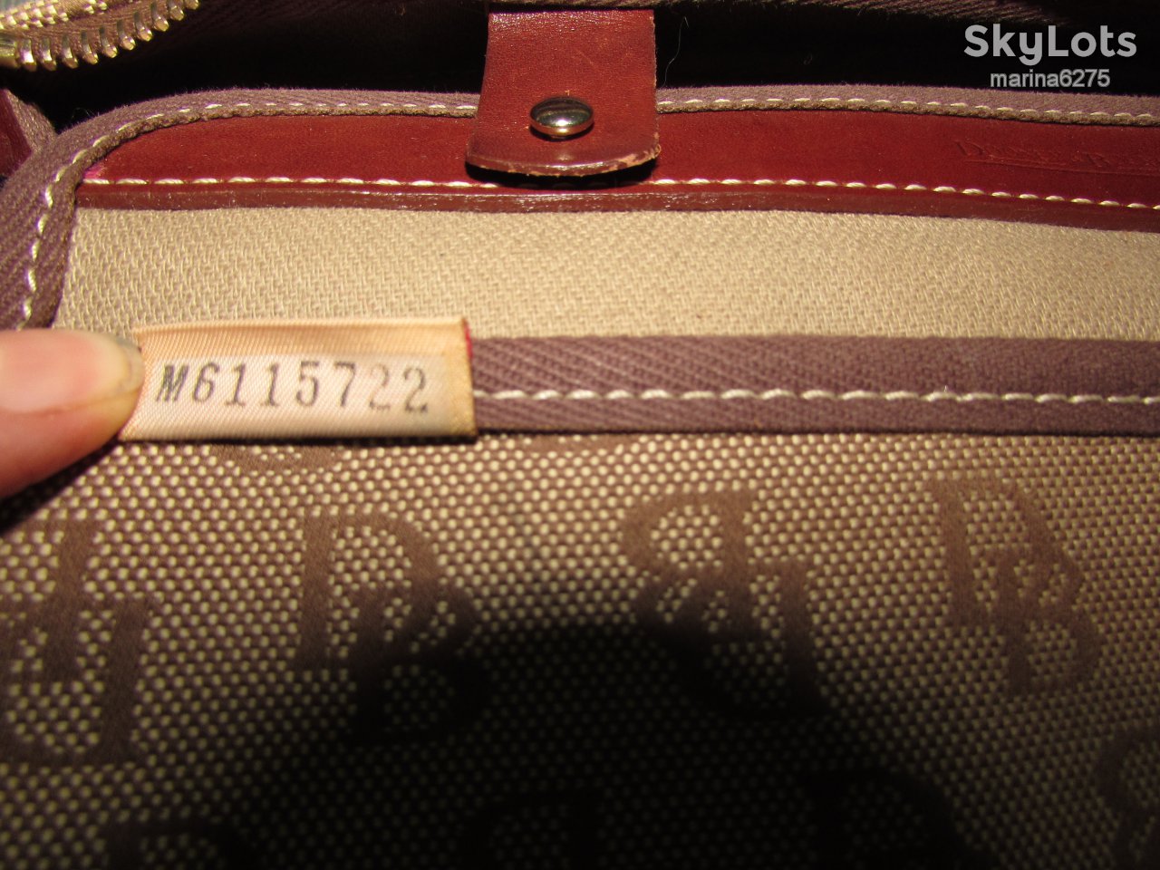 БРЕНДОВАЯ СУМКА НАТУРАЛЬНАЯ КОЖА ~Dooney&amp;Bourke ~ - фото фото фото 7