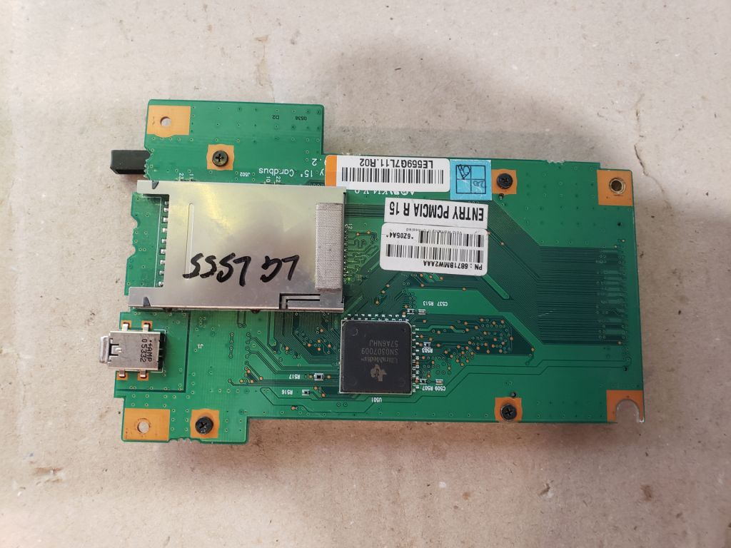 Плата слот PCMCIA ноутбука LG LS50  (LE559WSG7L11.R02) - фото фото фото 1