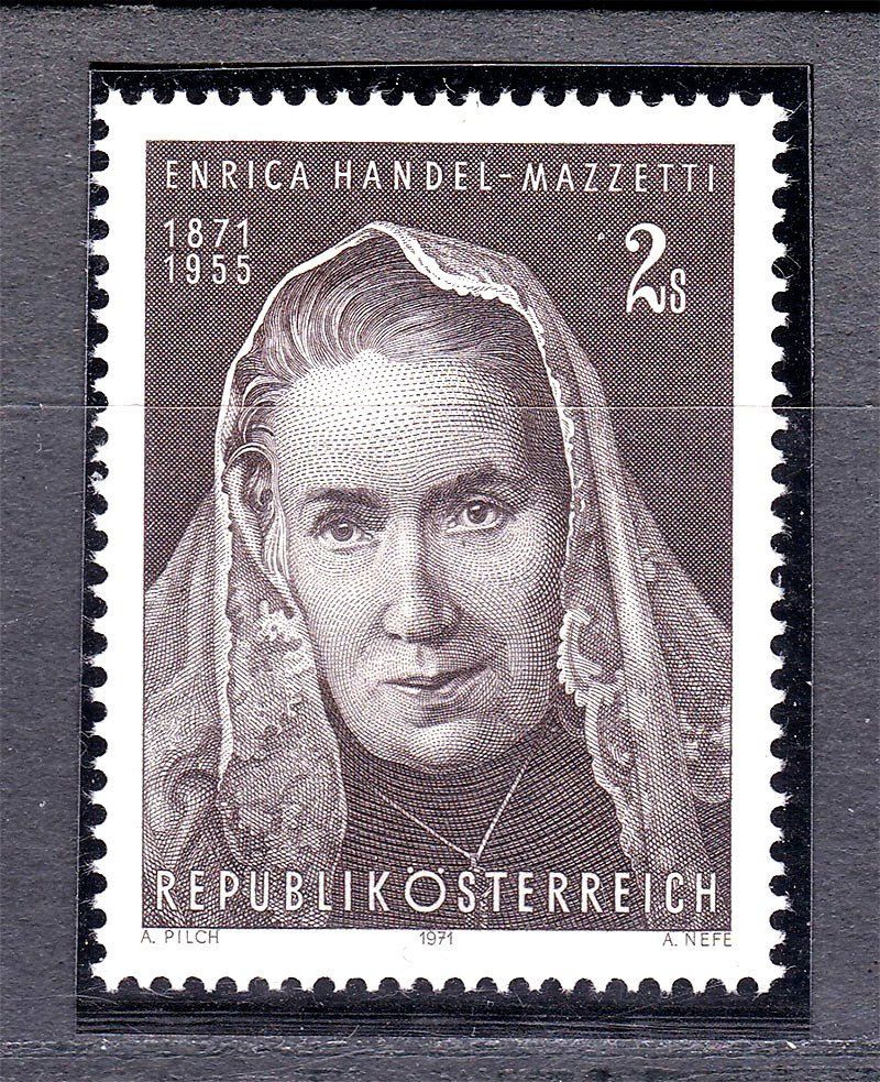 Австрия  1972 г   MNH -  личности - - фото фото фото 0