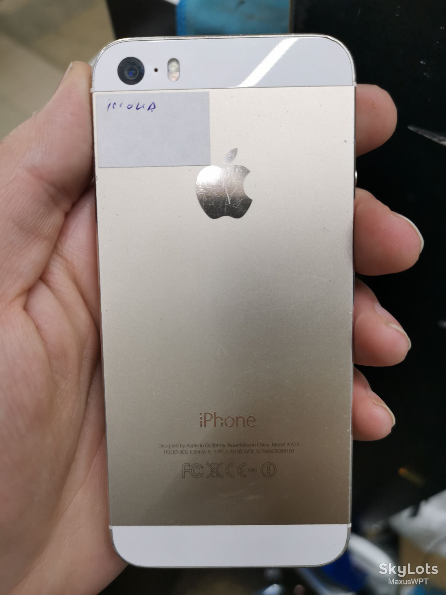 #1682 Sklad iphone 5s gold 1 stick icloud - фото фото фото 1