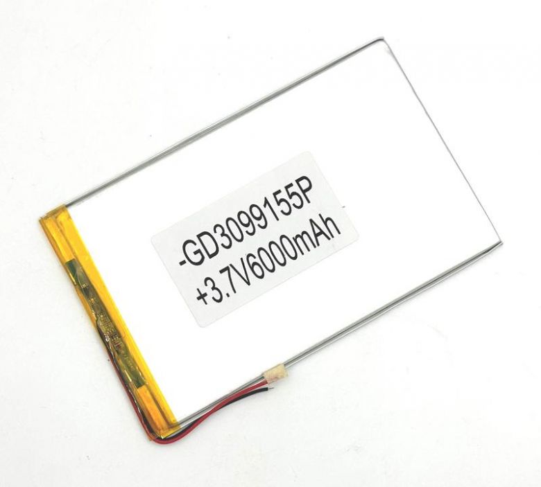 Акумулятор універсальний 155х95х3 мм 3.7V 6000mAh  (GD3099155P) - фото фото фото 0