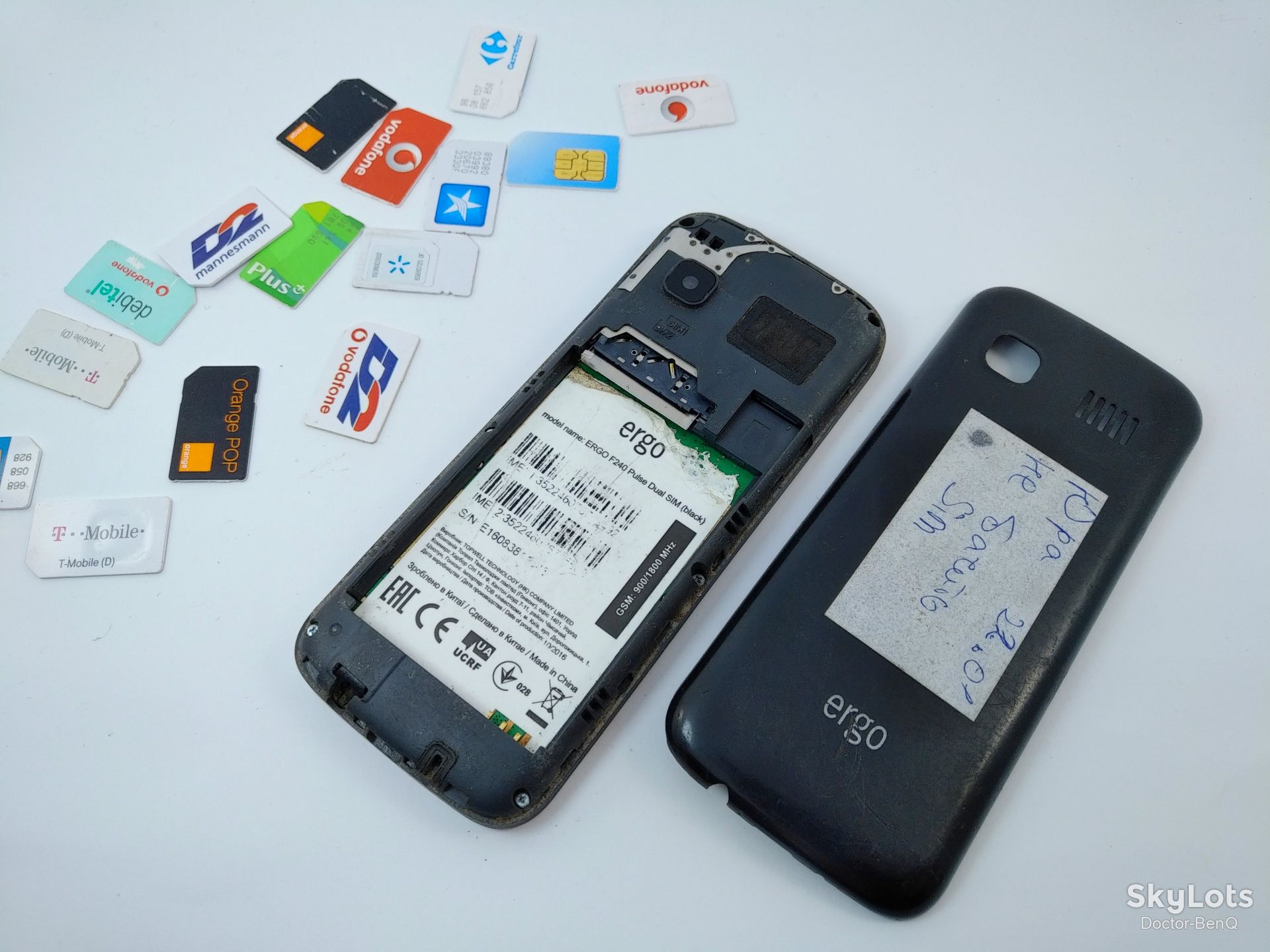 ERGO F240 PULSE DUAL SIM BLACK - фото фото фото 1