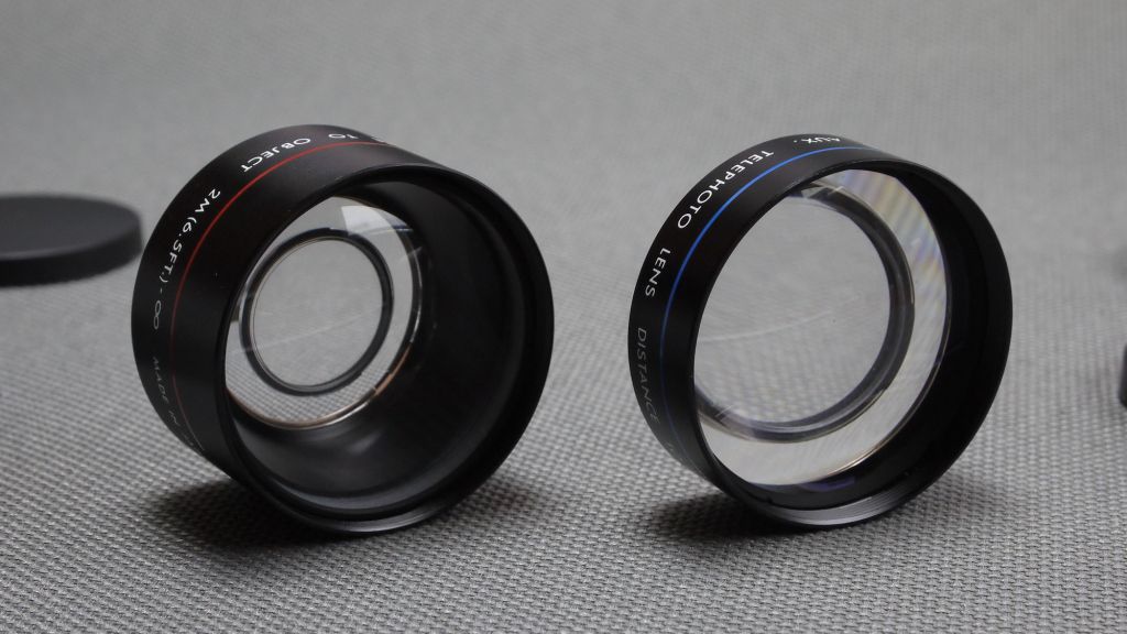 Комплект оптических насадок широкоугольной и телеоптики QUALIDE AUX для камер Nikon L35AF Вживане - фото фото фото 3