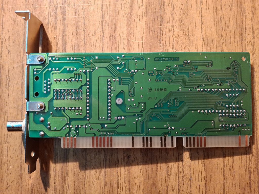Сетевая карта Winbond W8C904F ISA Ethernet card     (#01) - фото фото фото 3
