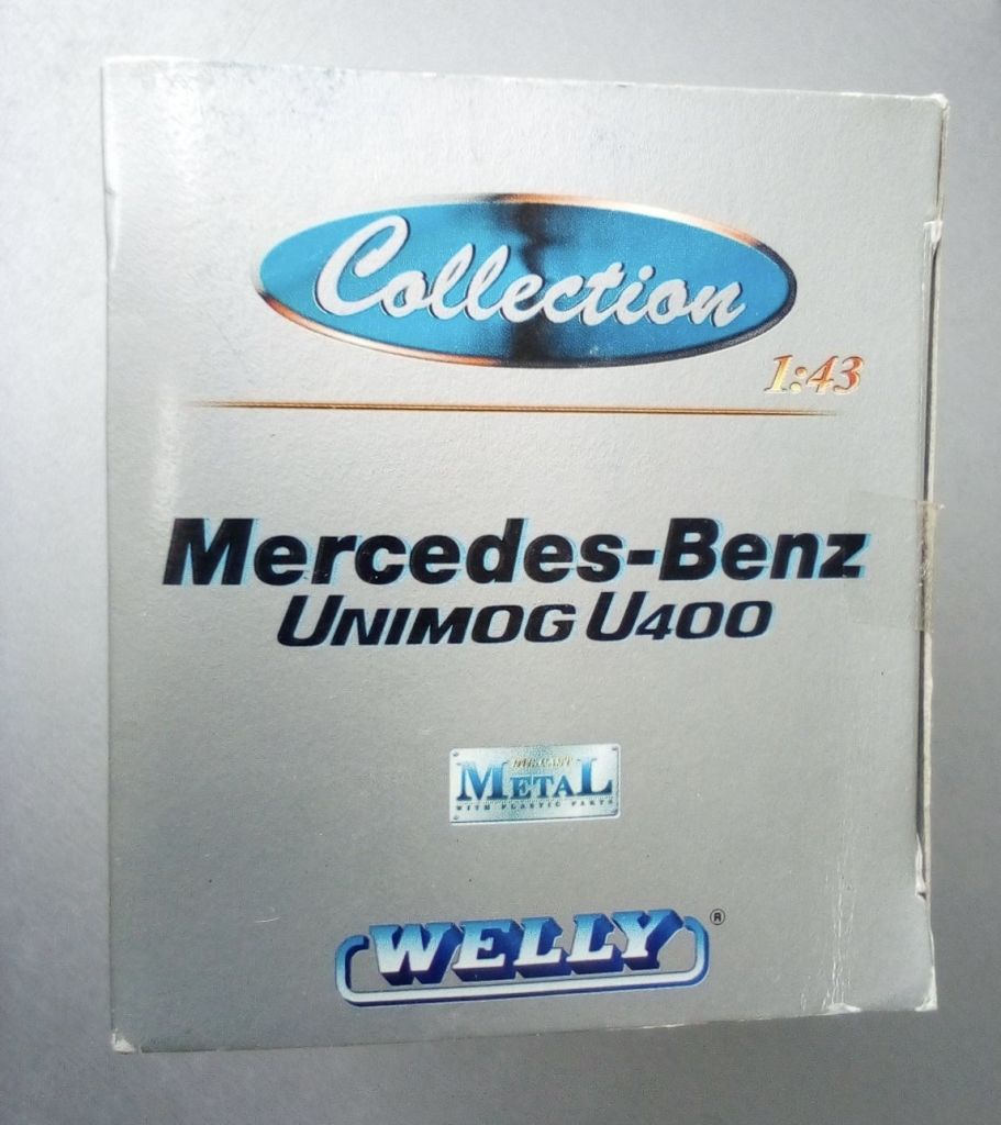 1/43 Welly Mercedes Benz Unimog U400 зелений - фото фото фото 6