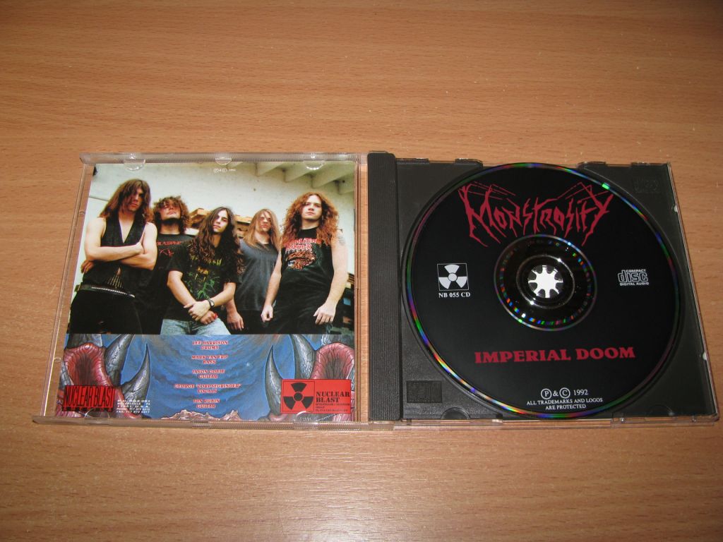 MONSTROSITY - Imperial Doom  (1992 Nuclear Blast 1st press,Germany) - фото фото фото 1