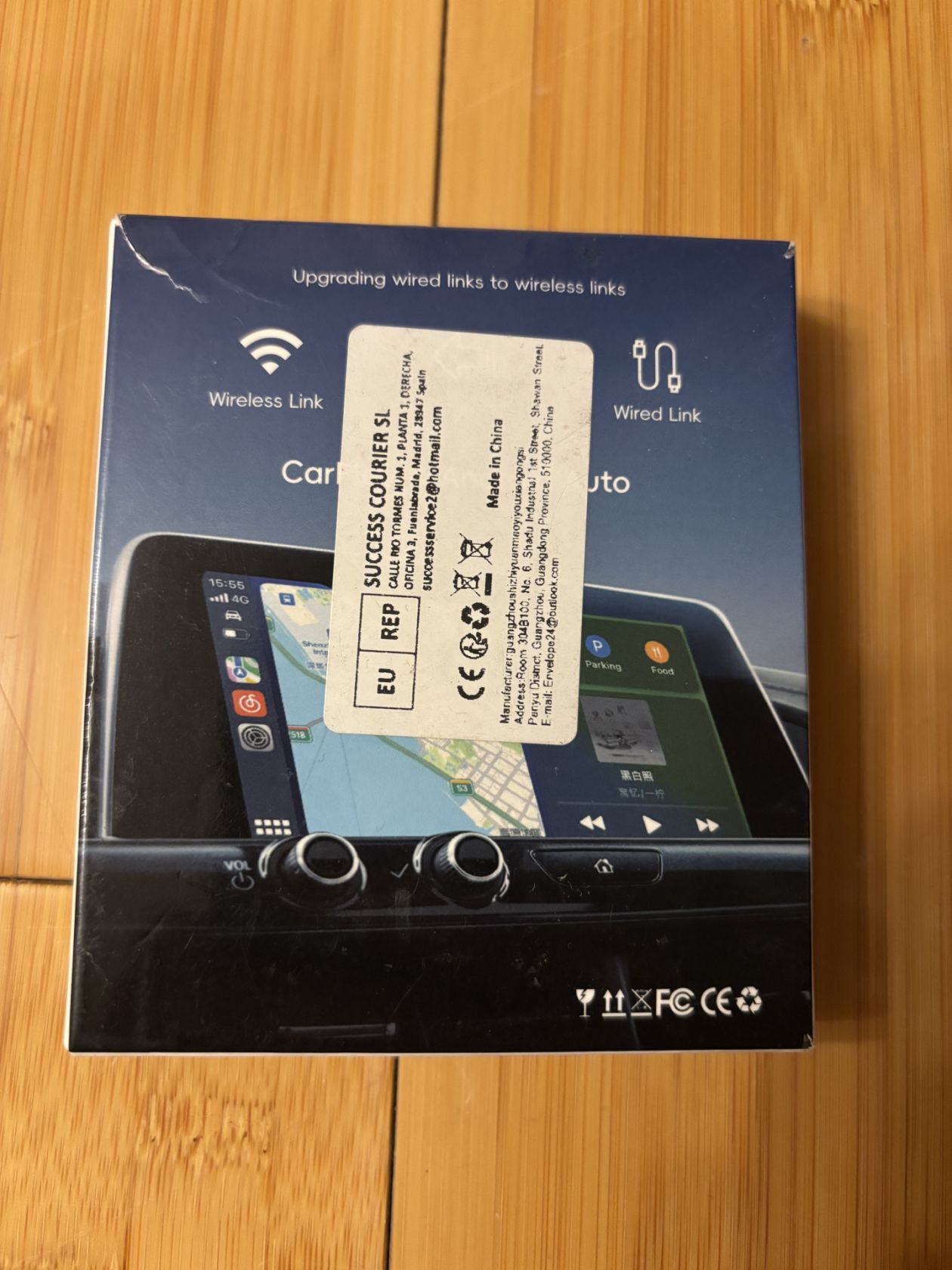 Автомобільний адаптер для бездротового Apple CarPlay/Android Auto CarlinKit Carbon Pro. - фото фото фото 7