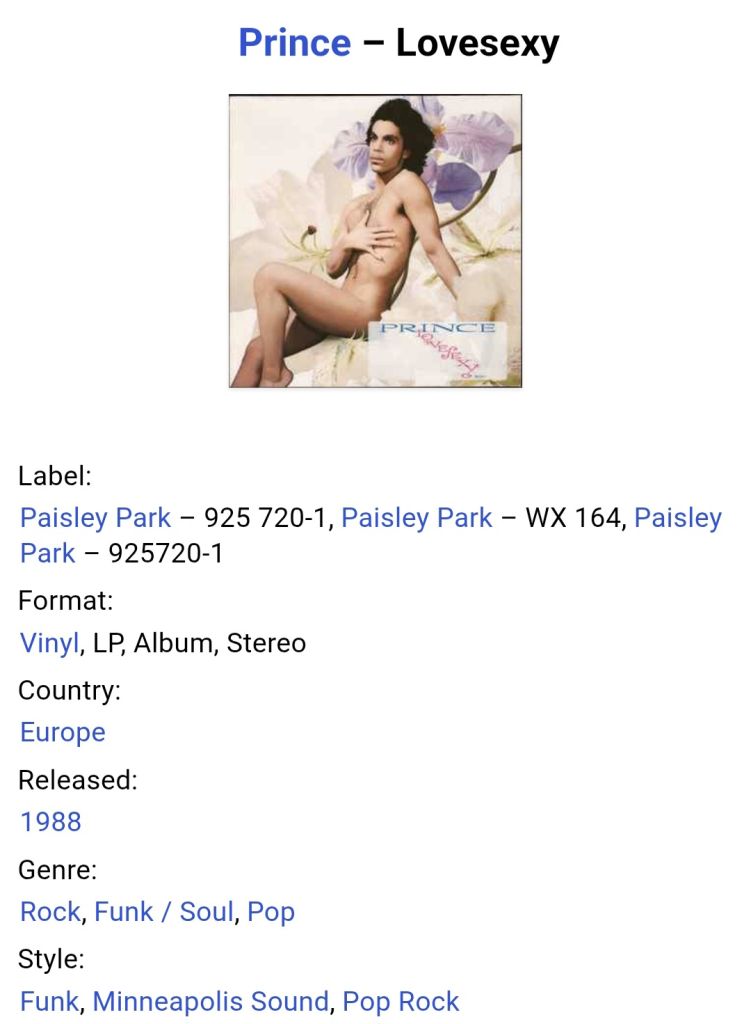 Prince - Lovesexy - 1988.    (LP). 12. Vinyl. Пластинка. Germany. - фото фото фото 6