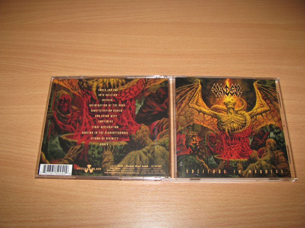 VADER - Solitude In Madness  (2020 Nuclear Blast 1st press) - фото фото фото 0