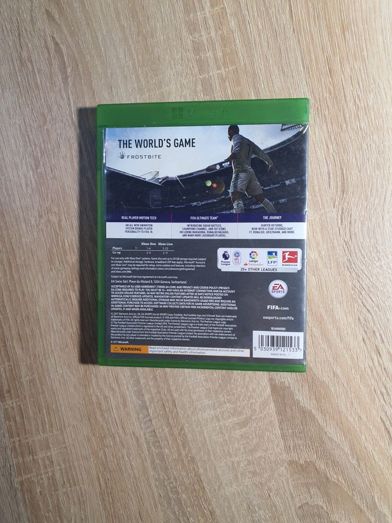 Диск xbox One Fifa 18 - фото фото фото 2