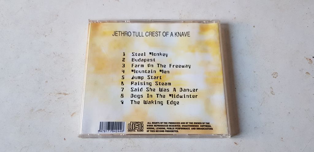 Jethro Tull Crest Of A Knave - фото фото фото 1