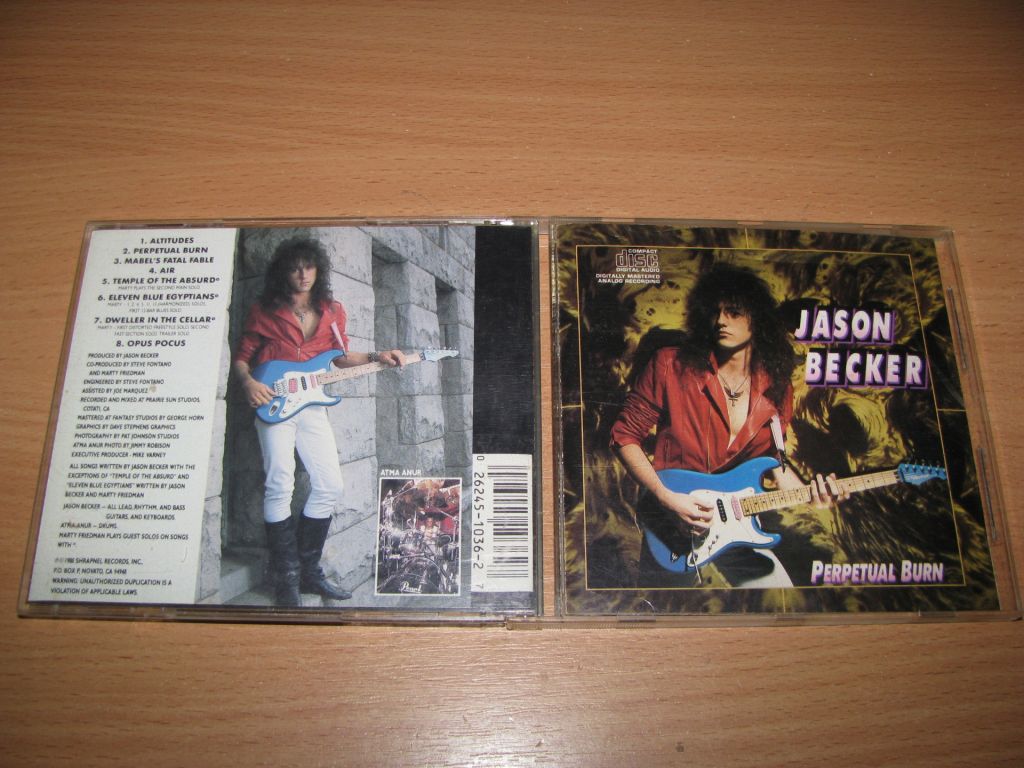 JASON BECKER - Perpetual Burn  (1988 Shrapnel 1st press,USA) - фото фото фото 0
