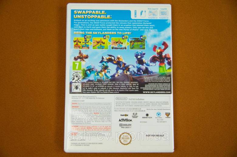 Диск Nintendo Wii - Skylanders Swap Force - фото фото фото 1