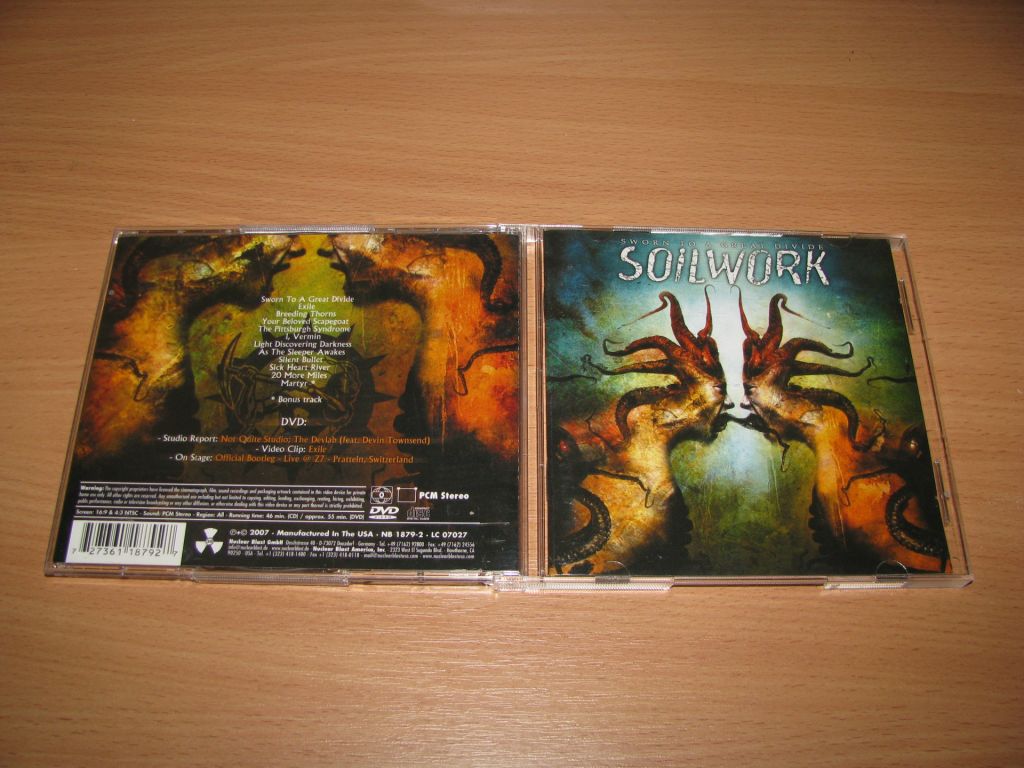 SOILWORK - Sworn To A Great Divide  (2007 Nuclear Blast USA CD+DVD) - фото фото фото 0